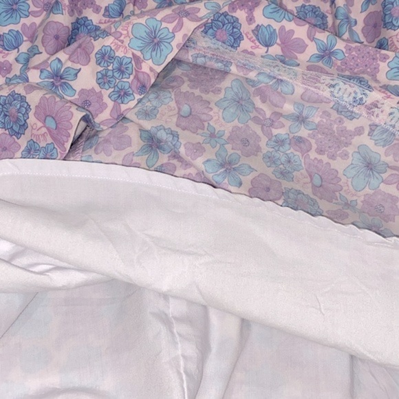 Lilly Pulitzer purple floral vintage dress size 4 cotton fabric - Picture 11 of 12